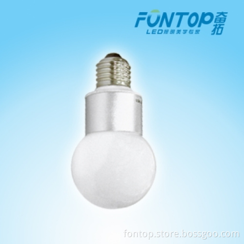 New Style Small Aluminum 3W Globe Highpower LED Bulb